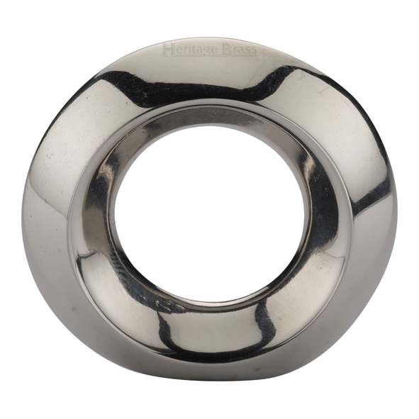 C4553-PNF • 40 x 20 x 38mm • Polished Nickel • Heritage Brass Ring Design Cabinet Knob