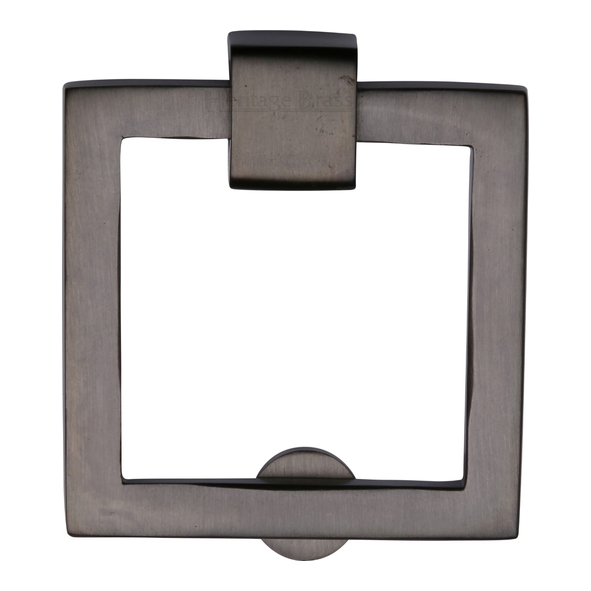 C6311-MB  50 x 50mm  Matt Bronze  Heritage Brass Modern Square Cabinet Drop Handle