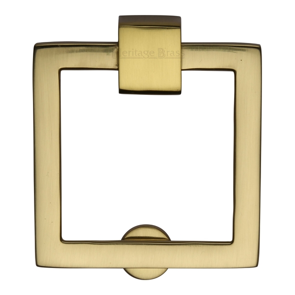 C6311-PB • 50 x 50mm • Polished Brass • Heritage Brass Modern Square Cabinet Drop Handle
