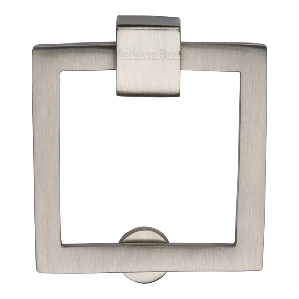 C6311-SN • 50 x 50mm • Satin Nickel • Heritage Brass Modern Square Cabinet Drop Handle