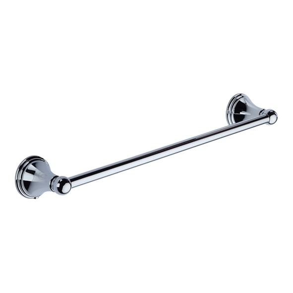 CAM-TOWEL-45-PC � Polished Chrome � Heritage Brass Cambridge 450mm Towel Rail