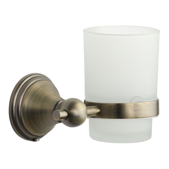 CAM-TUMBLER-MA � Matt Antique � Heritage Brass Cambridge Toothbrush Holder