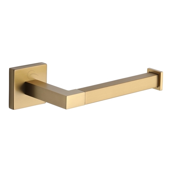 CHE-PAPER-SB � Satin Brass � Heritage Brass Chelsea Wall Mounted Toilet Roll Holder