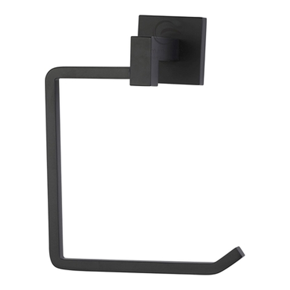 CHE-RING-BLK � Matt Black � Heritage Brass Chelsea Wall Mounted Towel Ring
