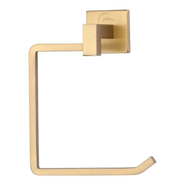 CHE-RING-SB � Satin Brass � Heritage Brass Chelsea Wall Mounted Towel Ring