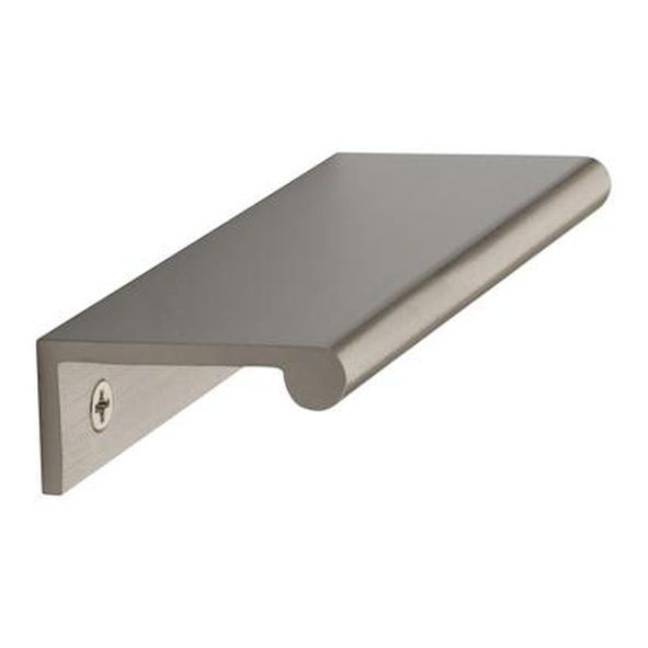 EPR100-40-SN  100 x 40 x 3.0mm  Satin Nickel  Heritage Brass Angled Heavy Finger Pull