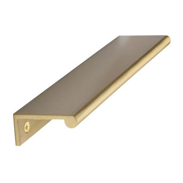 EPR200-40-SB  200 x 40 x 3.0mm  Satin Brass  Heritage Brass Angled Heavy Finger Pull