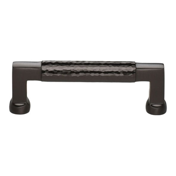 HAM0312-101-MB � 101 x 117 x 40mm � Matt Bronze � Heritage Brass Bauhaus Hammered Cabinet Pull Handle