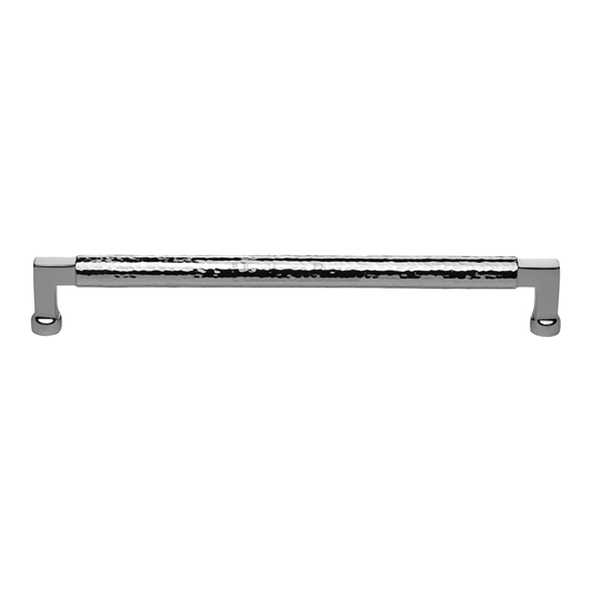 HAM0312-254-PC � 254 x 270 x 40mm � Polished Chrome � Heritage Brass Bauhaus Hammered Cabinet Pull Handle
