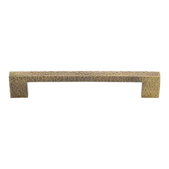 HAM0337-160-AT � 160 x 180 x 30mm � Antique Brass � Heritage Brass Metro Hammered Cabinet Pull Handle