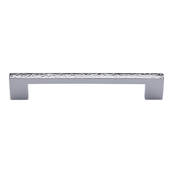 HAM0337-160-PC � 160 x 180 x 30mm � Polished Chrome � Heritage Brass Metro Hammered Cabinet Pull Handle