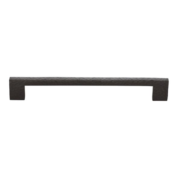 HAM0337-192-MB � 192 x 212 x 30mm � Matt Bronze � Heritage Brass Metro Hammered Cabinet Pull Handle