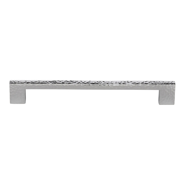 HAM0337-192-PC � 192 x 212 x 30mm � Polished Chrome � Heritage Brass Metro Hammered Cabinet Pull Handle