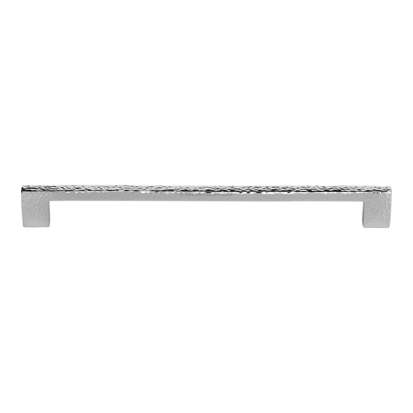 HAM0337-256-PC � 256 x 276 x 30mm � Polished Chrome � Heritage Brass Metro Hammered Cabinet Pull Handle