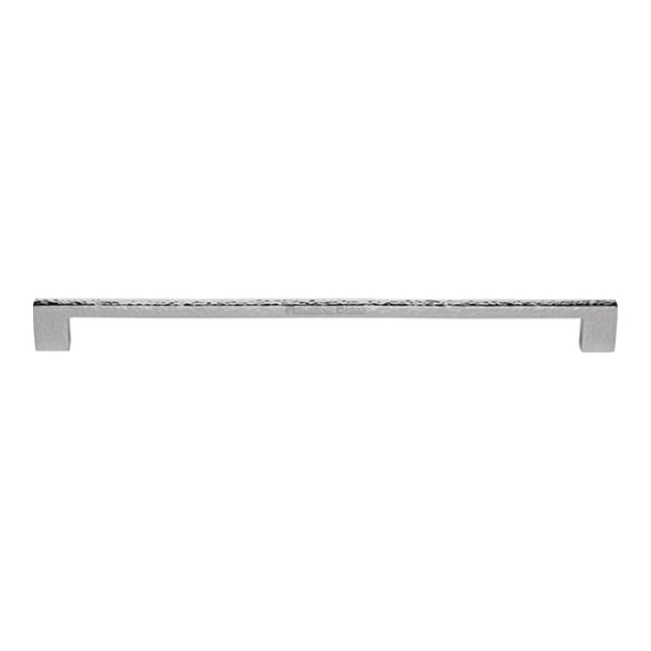 HAM0337-320-PC � 320 x 340 x 30mm � Polished Chrome � Heritage Brass Metro Hammered Cabinet Pull Handle