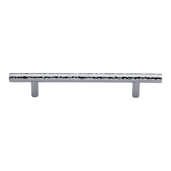 HAM0361-128-PC � 128 x 192 x 32mm � Polished Chrome � Heritage Brass Pedestal Hammered 11mm � Cabinet Pull Handle