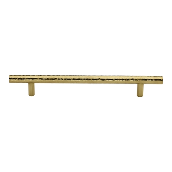 HAM0361-160-PB � 160 x 224 x 32mm � Polished Brass � Heritage Brass Pedestal Hammered 11mm � Cabinet Pull Handle