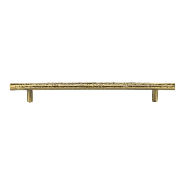 HAM0361-203-AT � 203 x 267 x 32mm � Antique Brass � Heritage Brass Pedestal Hammered 11mm � Cabinet Pull Handle