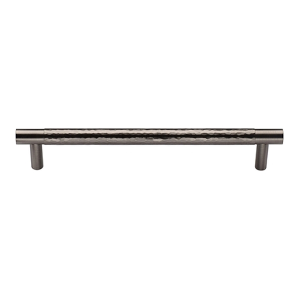 HAM4461-160-SN � 160 x 186 x 30mm � Satin Nickel � Heritage Brass Pedestal Part Hammered Cabinet Pull Handle