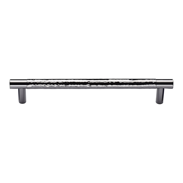HAM4461-256-PC � 256 x 282 x 30mm � Polished Chrome � Heritage Brass Pedestal Part Hammered Cabinet Pull Handle