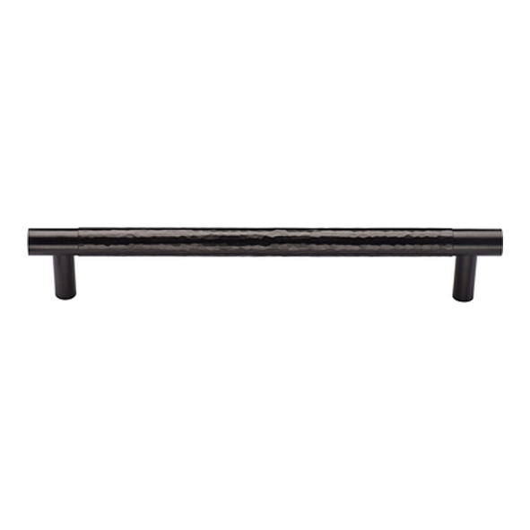 HAM4461-96-MB � 096 x 122 x 30mm � Matt Bronze � Heritage Brass Pedestal Part Hammered Cabinet Pull Handle