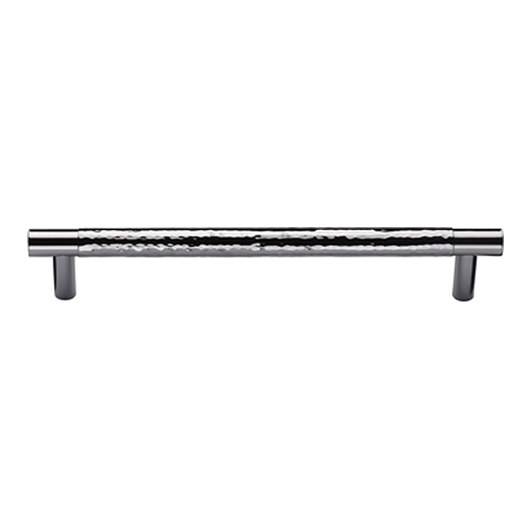 HAM4461-96-PC � 096 x 122 x 30mm � Polished Chrome � Heritage Brass Pedestal Part Hammered Cabinet Pull Handle