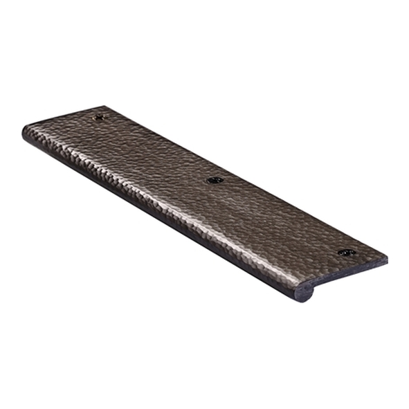 HAMEP200-38-MB � 200 x 38 x 3.0mm � Matt Bronze � Heritage Brass Straight Hammered Heavy Finger Pull