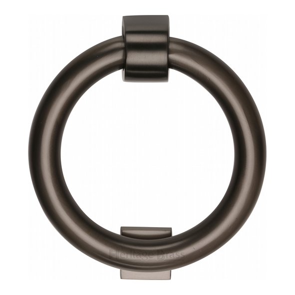 K1270-MB • 107mm Ø • Matt Bronze • Heritage Brass Modern Ring Door Knocker