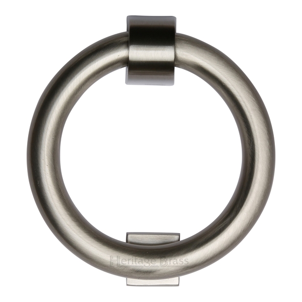 K1270-SN  107mm   Satin Nickel  Heritage Brass Modern Ring Door Knocker