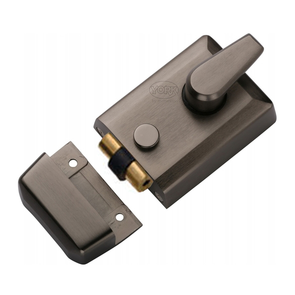 NL-R3060-MB  092 x 070mm [060mm]  Matt Bronze  Contemporary Roller Bolt Nightlatch