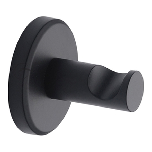 OXF-HOOK-BLK � Matt Black � Heritage Brass Oxford Wall Mounted Hook