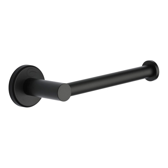 OXF-PAPER-BLK � Matt Black � Heritage Brass Oxford Wall Mounted Toilet Roll Holder