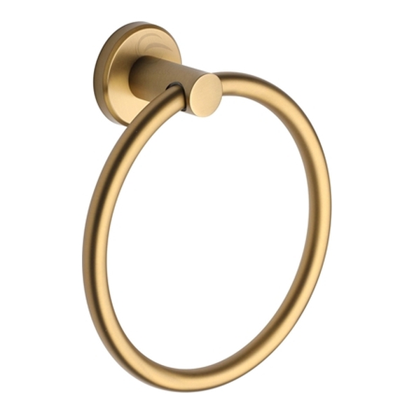 OXF-RING-SB � Satin Brass � Heritage Brass Oxford Wall Mounted Towel Ring
