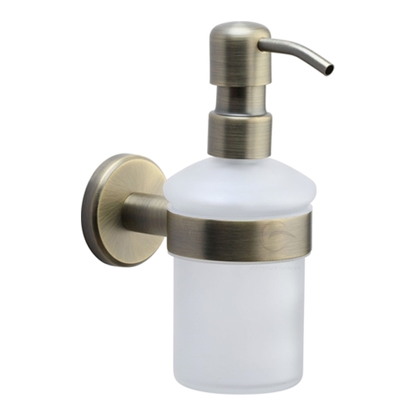 OXF-SOAP-MA � Matt Antique � Heritage Brass Oxford Soap Dispenser With Pump