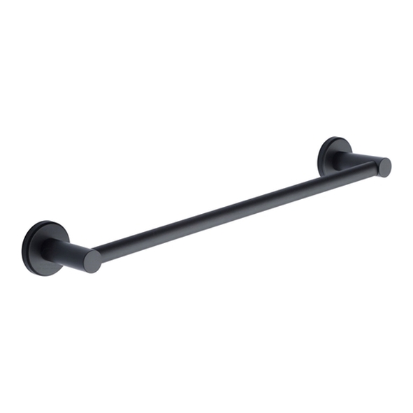 OXF-TOWEL-45-BL � Matt Black � Heritage Brass Oxford 450mm Towel Rail