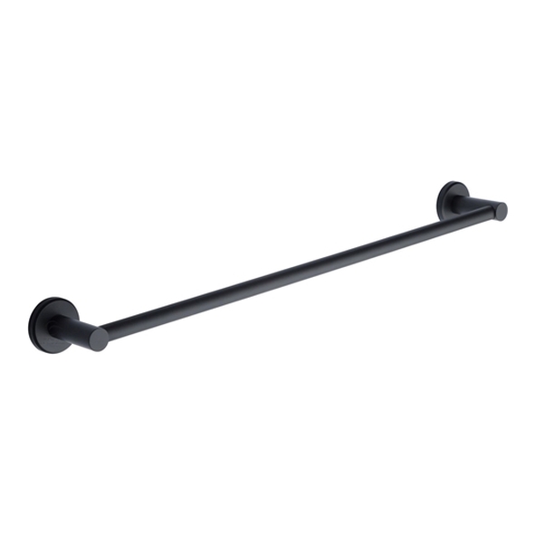 OXF-TOWEL-60-BL � Matt Black � Heritage Brass Oxford 600mm Towel Rail