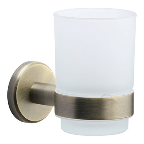 OXF-TUMBLER-MA � Matt Antique � Heritage Brass Oxford Toothbrush Holder