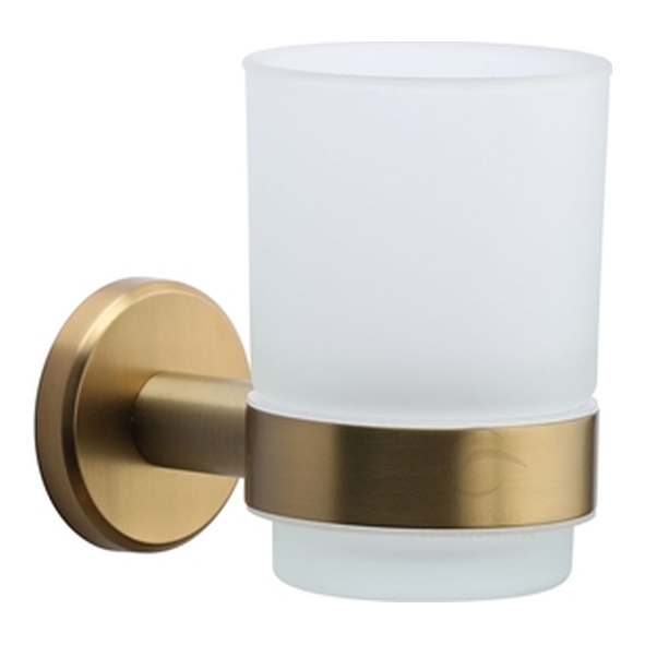 OXF-TUMBLER-SB � Satin Brass � Heritage Brass Oxford Toothbrush Holder