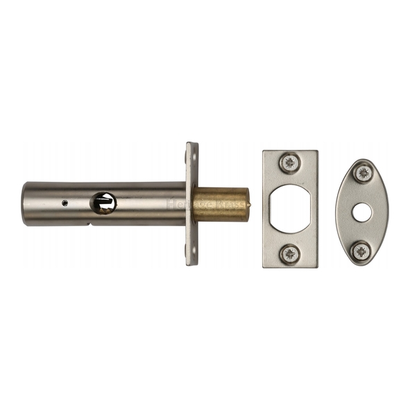 RB7-SN  Satin Nickel  Heritage Brass Door Security Bolts