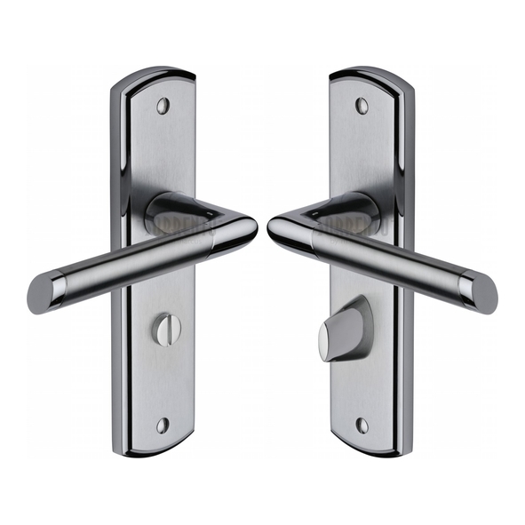 SC-3530-AP • Bathroom [57mm] • Satin / Polished Chrome • Sorrento Mercury Levers On Backplates