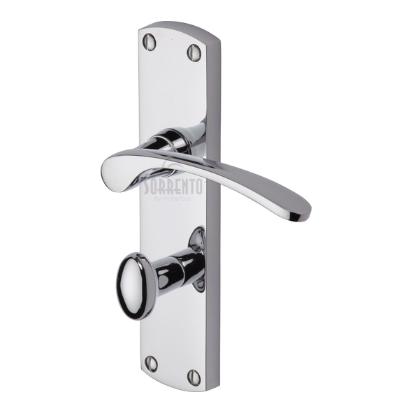 SC-420-PC • Bathroom [57mm] • Polished Chrome • Sorrento Luca Levers On Backplates