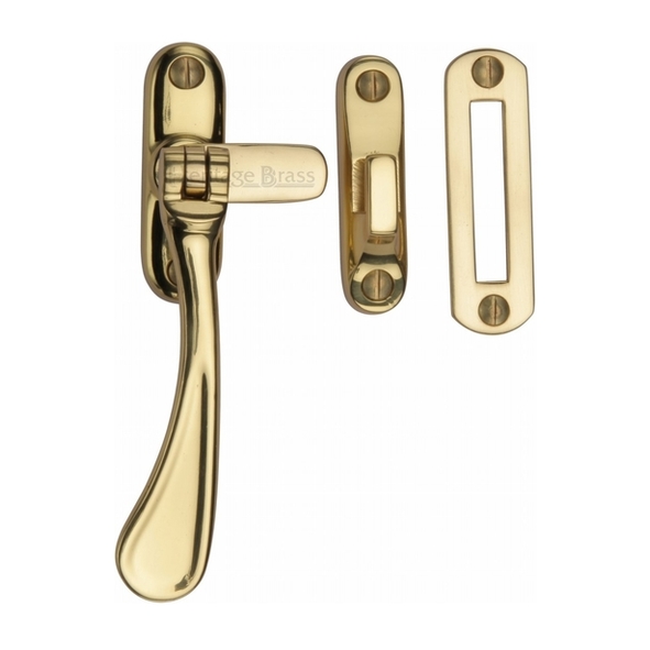 V1003 MP/HP-PB  Polished Brass  Heritage Brass Victorian Casement Fastener