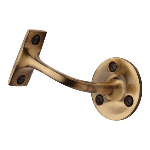 V1030 76-AT • 076mm • Antique Brass • Heritage Brass Medium Duty Handrail Bracket