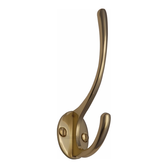 V1050-PB  Polished Brass  Heritage Brass Victorian Hat & Coat Hook