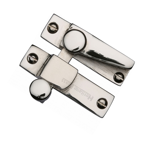 V1105-PNF • Non-Locking • Polished Nickel • Heritage Brass Straight Arm Sash Fastener