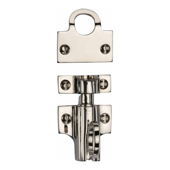 V1117-PNF • Polished Nickel • Heritage Brass Traditional Fanlight Catch
