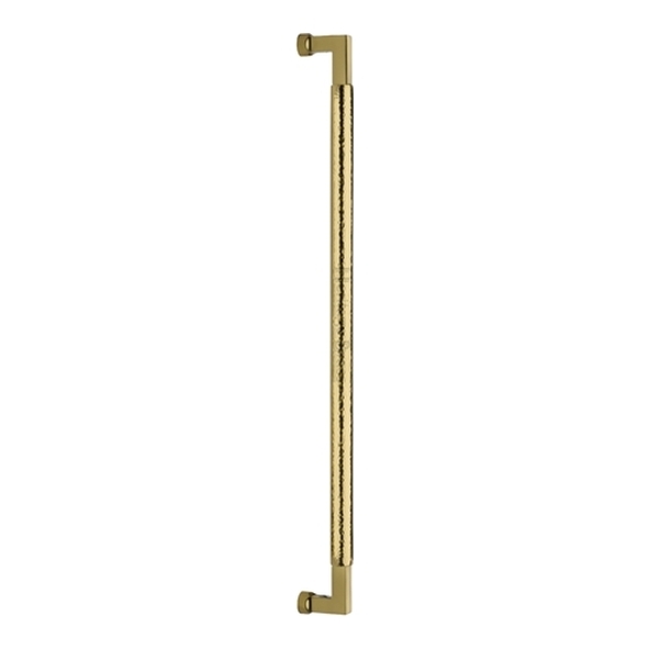 V1317-483-PB � 483mm � Polished Brass � Heritage Brass Bauhaus Hammered Pull Handle