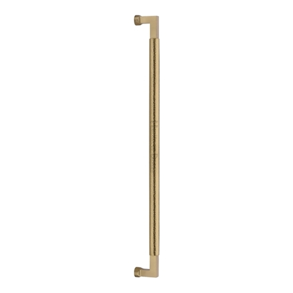 V1317-483-SB � 483mm � Satin Brass � Heritage Brass Bauhaus Hammered Pull Handle