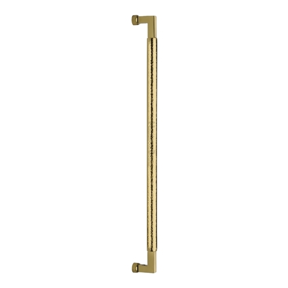V1317-635-PB � 635mm � Polished Brass � Heritage Brass Bauhaus Hammered Pull Handle