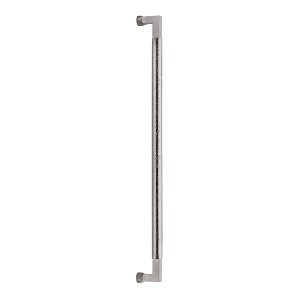 V1317-635-SN � 635mm � Satin Nickel � Heritage Brass Bauhaus Hammered Pull Handle